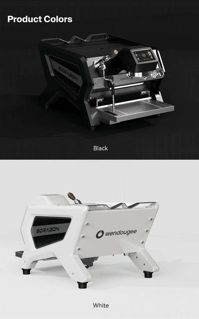 Wendougee Sdragon – Machine à expresso commerciale pour une petite entreprise de café